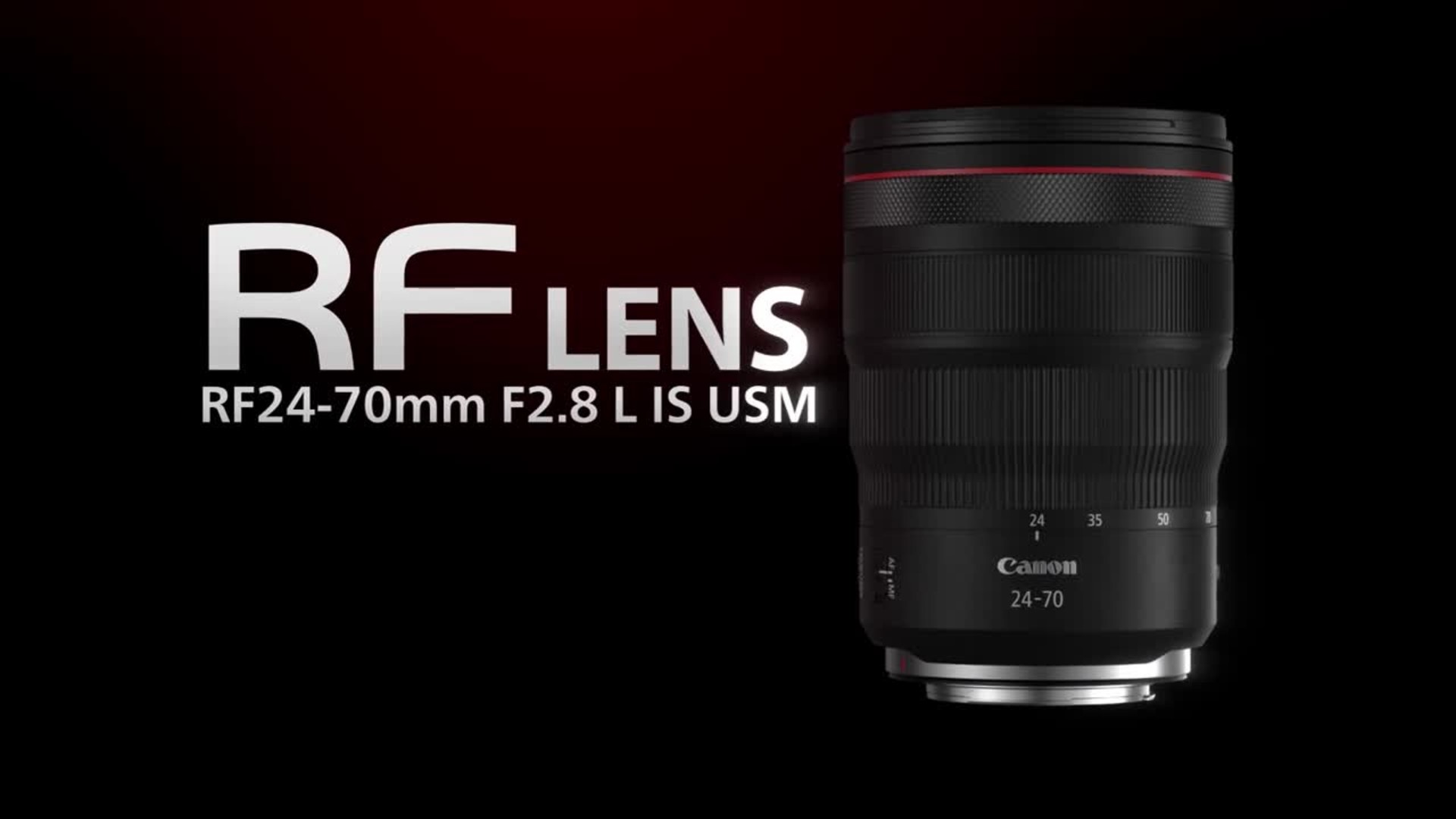 Lente Canon RF 24-70mm f2.8L IS USM