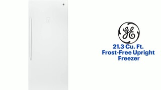 GE Garage Ready 21.3 cu. ft. Frost Free Defrost Upright Freezer in