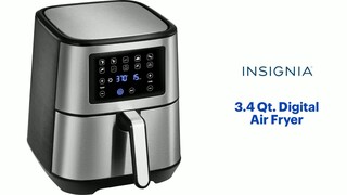 Best Buy: Insignia™ 8 Qt. Digital Dual-Basket Air Fryer Black NS-AF8DBD2