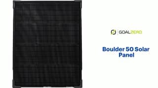 Goal Zero Boulder 50 Solar Panel Black 32406 - Best Buy