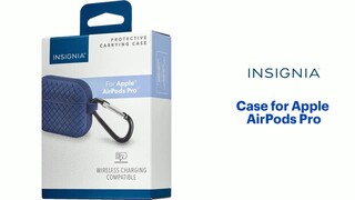 Insignia - Silicone Case for Apple AirPods Pro (2nd Generation) - Black