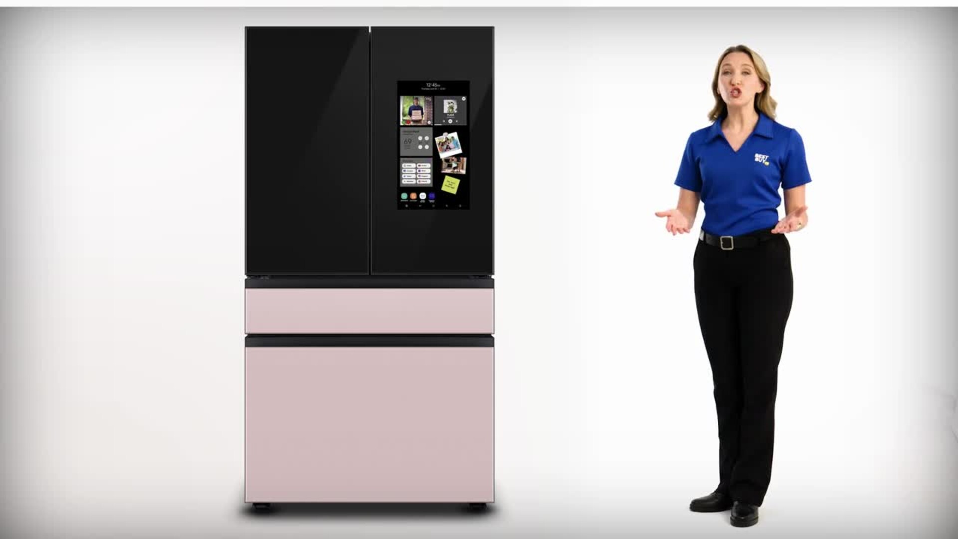 Samsung BESPOKE 29 Cu. ft. 4-Door French Door Refrigerator with AutoFill Water Pitcher - RF29BB8200 Stainless Steel