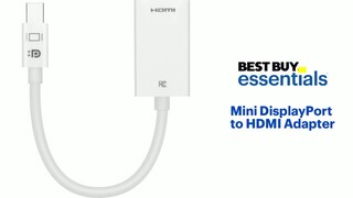 Best Buy essentials™ Mini DisplayPort-to-VGA Adapter White BE-PAMDVG - Best  Buy