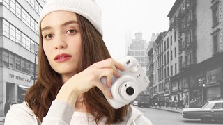 Best Buy: Fujifilm instax mini 9 Instant Film Camera Smokey White 16550629