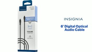 Best Buy: Insignia™ 6' Digital Optical Audio Cable NS-HZ5142