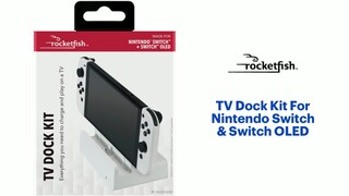 Best Buy: Rocketfish™ TV Dock Kit For Nintendo Switch & Switch OLED White  RF-NSDKHUW