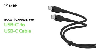 BELKIN Câble USB-C vers USB-C 3m Silicon Noir