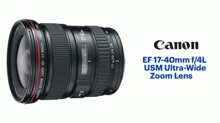 Canon EF 17-40mm f/4L USM Ultra-Wide Zoom Lens Black 8806A002 
