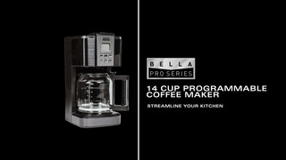 Bella - Pro Series 14-Cup Coffee Maker - Black stainless steel – Cannon  Business