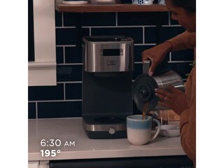 GE 12 Cup Programmable Coffee Maker with Adjustable Keep Warm Plate and  Glass Carafe Stainless Steel G7CDAASSTSS - Best Buy