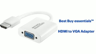Best Buy essentials™ HDMI to VGA Adapter White BE-PAHDVG - Best Buy