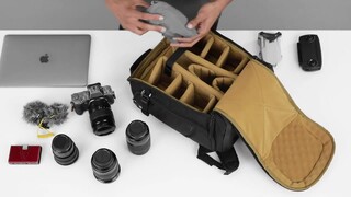 Best Buy: Case Logic Viso Medium DSLR/Mirrorless Camera, Drone & Lens  Shoulder Bag/Case with Weather Resistant EVA Base, & Foam Compartments  Black 3204533