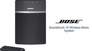 Best Buy: Bose SoundTouch 10 Wireless Speaker Black SOUNDTOUCH 10