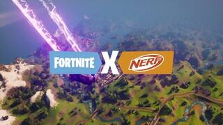 Nerf Fortnite, blaster motorisé Compact SMG, revêtement rouge intense