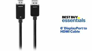 Best Buy essentials™ 6' 4K Ultra HD HDMI Cable Black BE-SF1162 - Best Buy