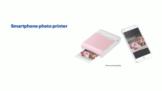 Best Buy: Canon Pink QX10 4109C002 Wireless Photo SELPHY Printer Square