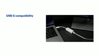 Best Buy: Platinum™ USB-C to Ethernet Adapter White PT-AFAEA