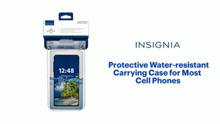 Insignia™ Protective Water-resistant Dry Bag Carrying Case for Most Cell  Phones Clear NS-MWPP - Best Buy