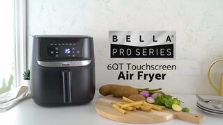 Bella Pro Series 9-qt. Digital Air Fryer with Dual Flex Basket Stainless  Steel 90136 - Best Buy