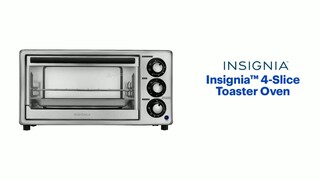 Insignia™ 4-Slice Toaster Oven Stainless Steel NS  - Best Buy