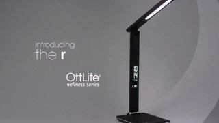 OttLite® Wellness Series® Pivot LED Desk Lamp, Black
