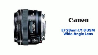 Best Buy: Canon EF 28mm f/1.8 USM Wide-Angle Lens Black 2510A003