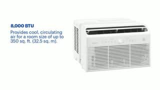 insignia u shaped window air conditioner 8000 btu