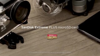 SanDisk Extreme PLUS 256GB microSDXC UHS-I Memory Card SDSQXBD 