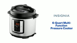 Insignia SG_B07L7FCMP9_US 6 Quart Stainless Steel Pressure Cooker