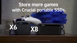 Crucial X6 500GB/1T/2T/4T Portable SSD Up to 540MB/s – USB 3.2 – External  Solid State Drive