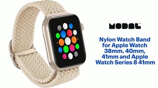 Modal™ Active Nylon Watch Band for Apple Watch 38mm, 40mm, 41mm and Apple  Watch Series 1-9 Pink MD-AWB38PNYV - Best Buy