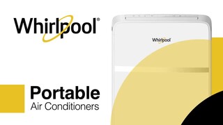 Whirlpool 8,000 BTU Portable Air Conditioner Cools 350 Sq. Ft. with Remote  Control, Digital Display, Timer and Wheels in White WHAP131BWC - The Home  Depot