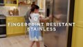 GE Bottom Freezer Refrigerator + Appliances Products with Fingerprint Resistant Stainless Steel video 0 minutes 24 seconds