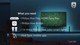  Philips Hue Play HDMI Sync Box - Requires Hue Bridge - Supports  Dolby Vision, HDR10+ and 4K - Control with Hue App - Compatible with Alexa,  Google Assistant, and Apple HomeKit : Electronics