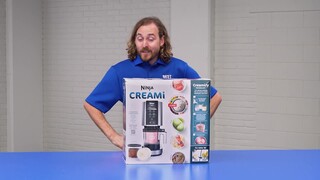 Ninja CREAMi Ice Cream Maker 7 One-Touch Programs 16oz Pint NC301 Rose Gold