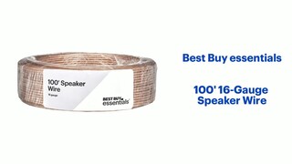 Insignia™ 100' In-wall Rated Speaker Cable White NS  - Best Buy