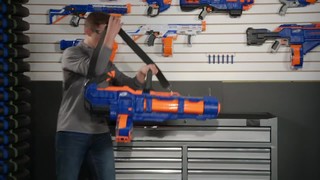 NERF Elite Titan CS 50 Blaster With 50 Official Darts Ages 8+ Toy
