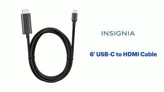 Insignia™ USB Type-C-to- 4K HDMI Adapter White NS  - Best Buy