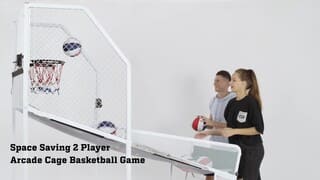 ESPN EZ-Fold 2-Player Arcade Basketball Game (Poly Backboard & Premium  Scorer) Easy to Assemble BG132Y20016 - Best Buy