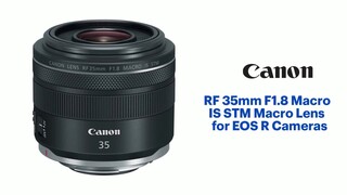 Canon RF 35mm F1.8 Macro IS STM Macro Lens for EOS R Cameras 
