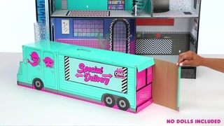 LOL Surprise OMG House Real Wood Dollhouse With 85+ Surprises for Kids Ages  8+