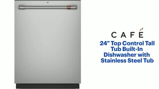 Café 24 Top Control Built-In Double Drawer Dishwasher, Customizable  Stainless Steel CDD420P2TS1 - Best Buy