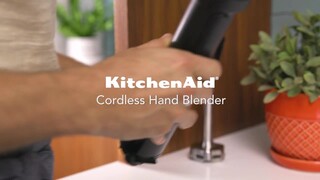 KitchenAid KHBBV53DG Cordless Hand Blender 8 inch Matte Charcoal Grey 