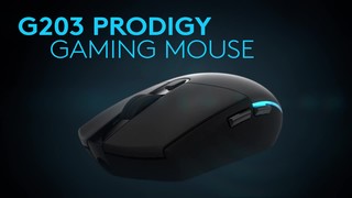 Logitech G203 Prodigy Wired Optical Gaming Mouse with RGB Lighting Black  910-004842 - Best Buy