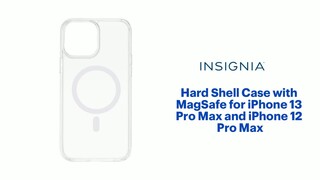 Insignia™ Hard Shell Case with MagSafe for iPhone 13 Pro Max and iPhone 12  Pro Max Clear NS-MAX13HSMSC - Best Buy
