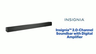 insignia 2.0 channel soundbar