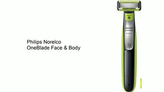 Philips Norelco OneBlade Face + Body Hybrid Electric Trimmer and Shaver  QP2630/70 - Black, Green, & Silver