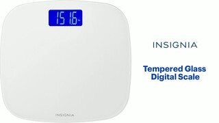 Best Buy: Insignia™ Tempered Glass Digital Scale White NS-GLSSCW1