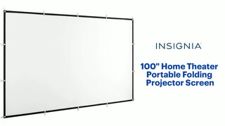 Insignia™ 75 Tripod Projector Screen Black/White NS-SCR115 - Best Buy