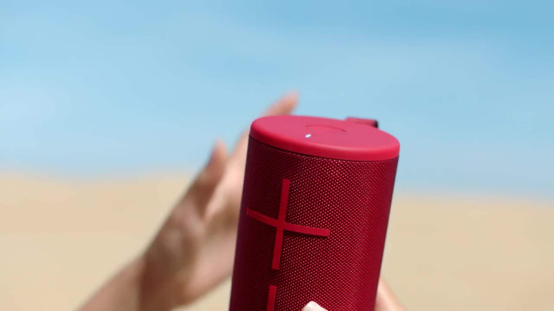 Bocina Ultimate Ears Megaboom 3 Megaboom 3 portátil con bluetooth  waterproof sunset red